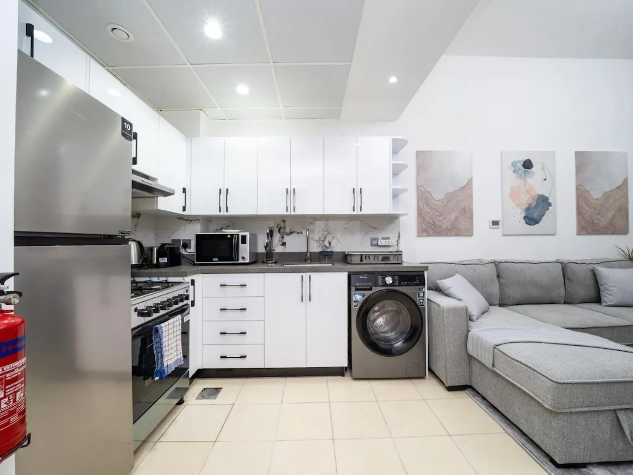 公寓 Bright 1 Bedroom Serene Getaway In Jvc 迪拜 阿拉伯联合酋长国