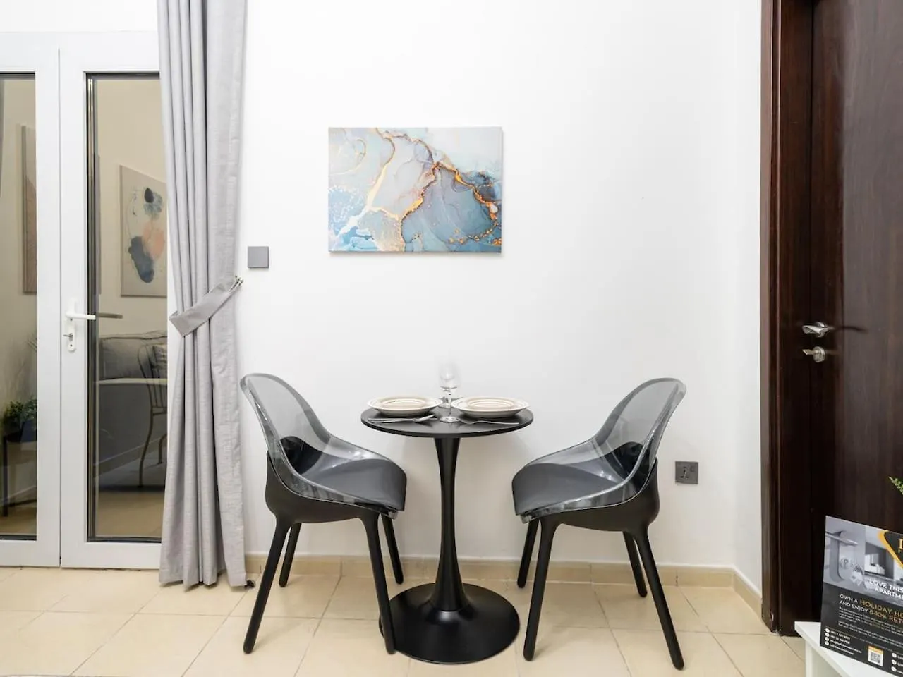 公寓 Bright 1 Bedroom Serene Getaway In Jvc 迪拜 阿拉伯联合酋长国